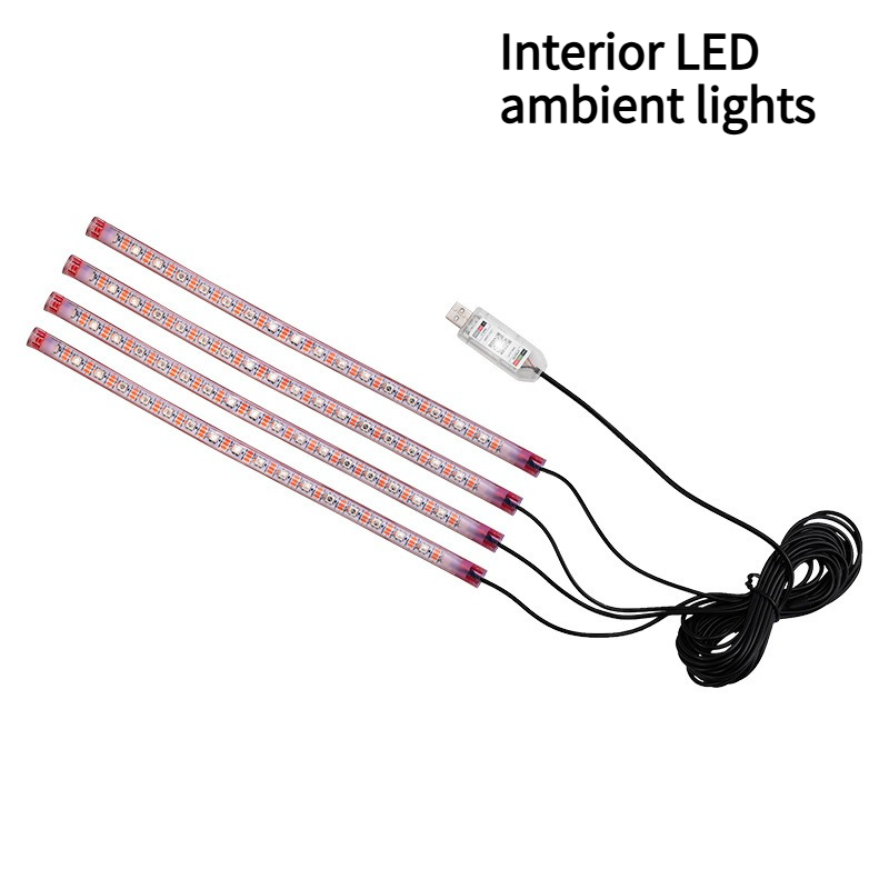 Lighting Interior Decor - Car Interior LED Atmosphere Light USB