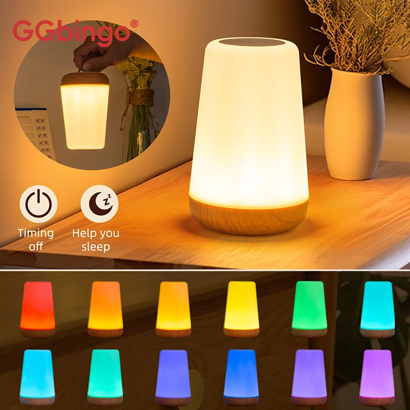 Colour Changing Bulb - GGbingo USB Touch Control LED Night