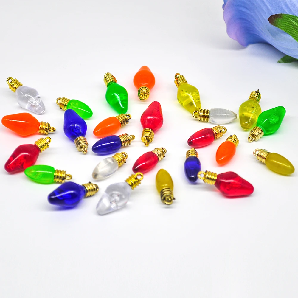Pendant Lighting Christmas Decor - 10PCS Christmas Tree Decoration Charm Bulb