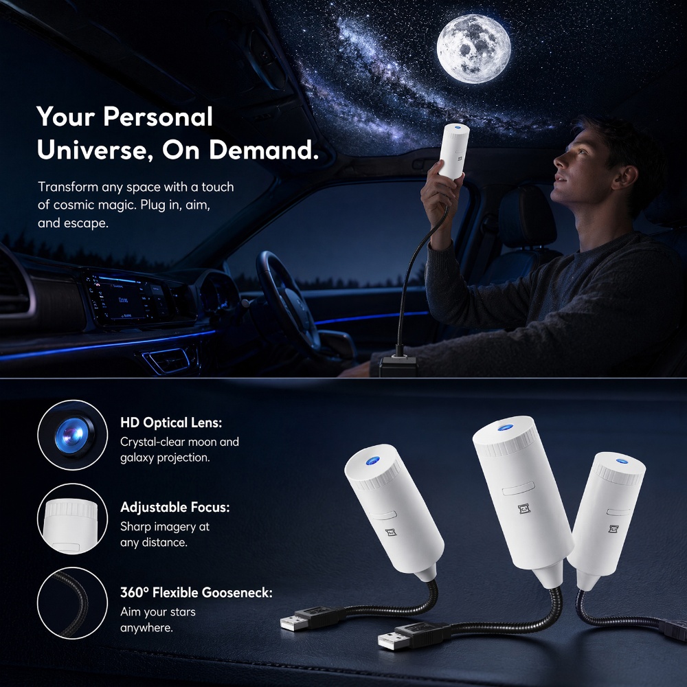 Room Decor Lighting Lamp - Romantic LED Starry Sky Night Light