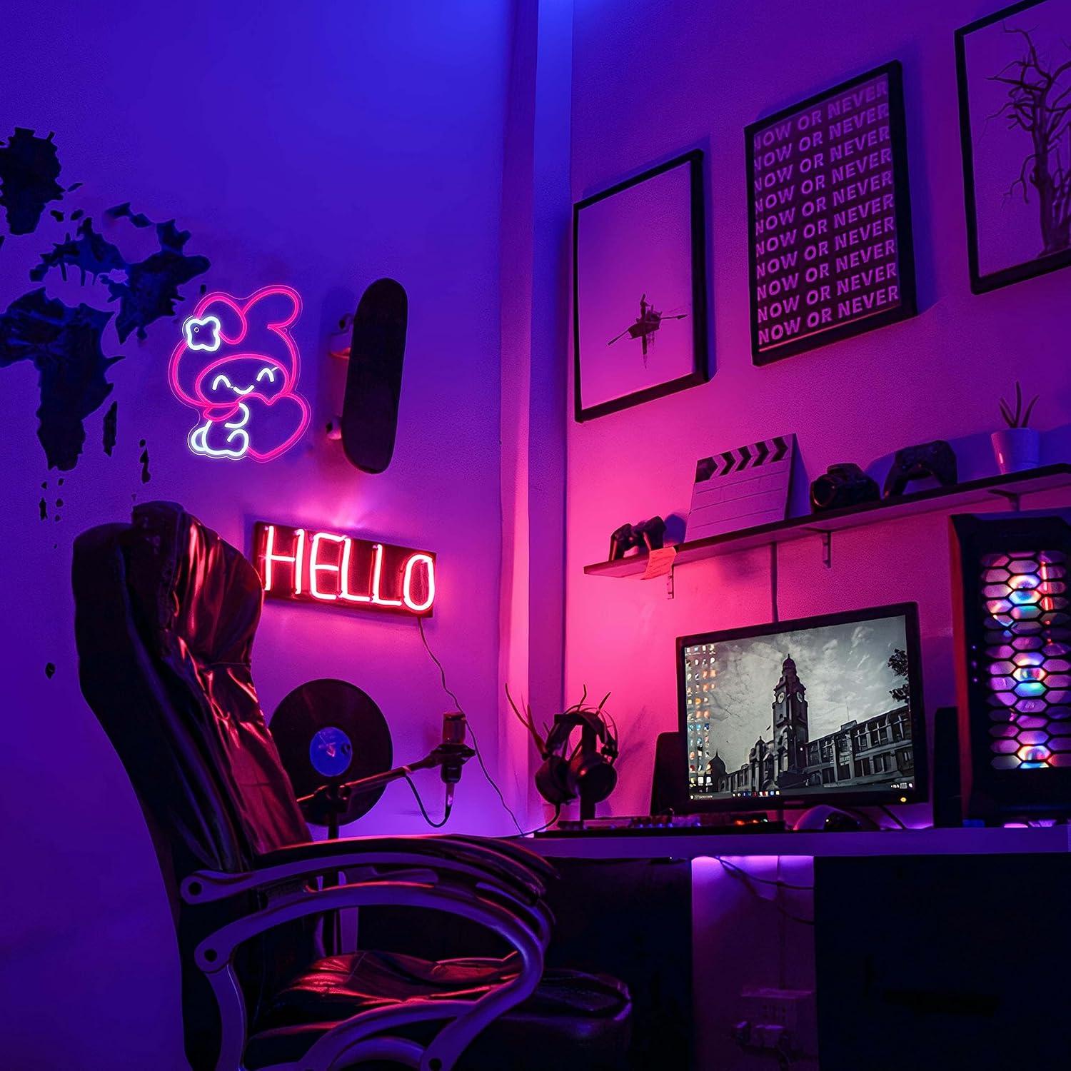 Anime Neon Sign Janpanese LED  - Wall Decor Lighting ulasan dan harga
