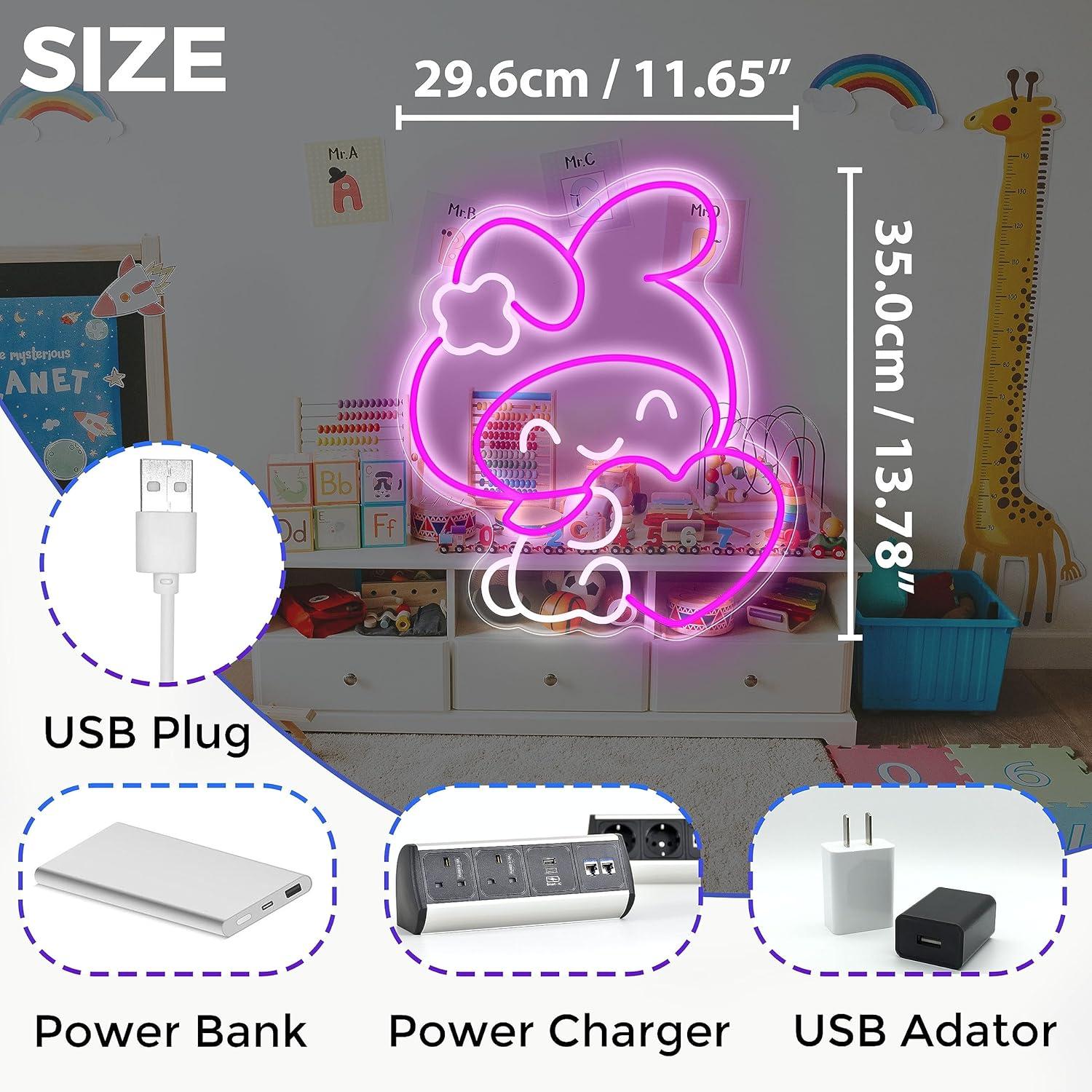 Anime Neon Sign Janpanese LED  - Wall Decor Lighting ulasan dan harga