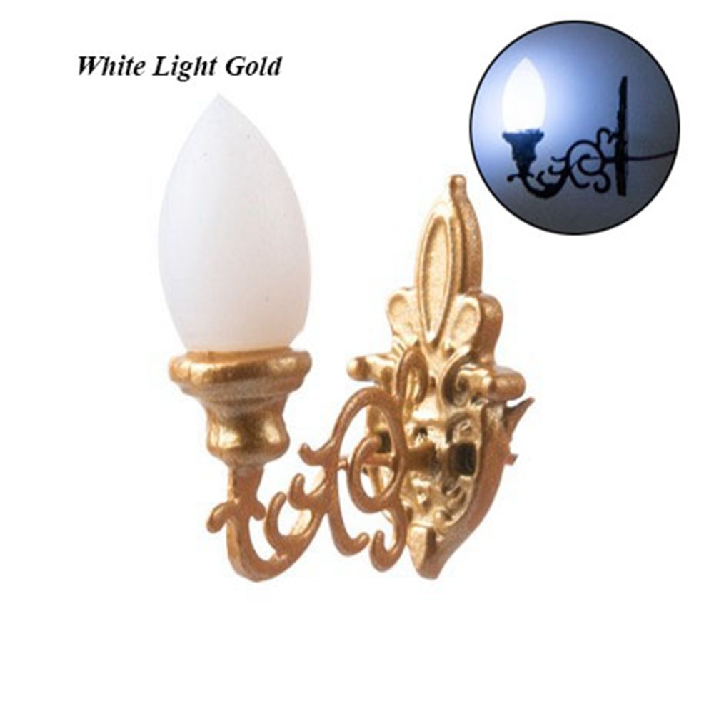 New 1.7*2cm Dollhouse Wall Lam - Lighting Metal Wall Decor ulasan dan harga