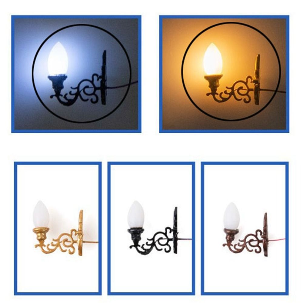 New 1.7*2cm Dollhouse Wall Lam - Lighting Metal Wall Decor ulasan dan harga