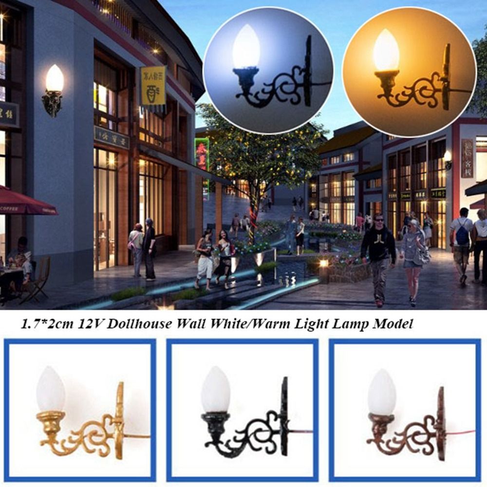 New 1.7*2cm Dollhouse Wall Lam - Lighting Metal Wall Decor ulasan dan harga