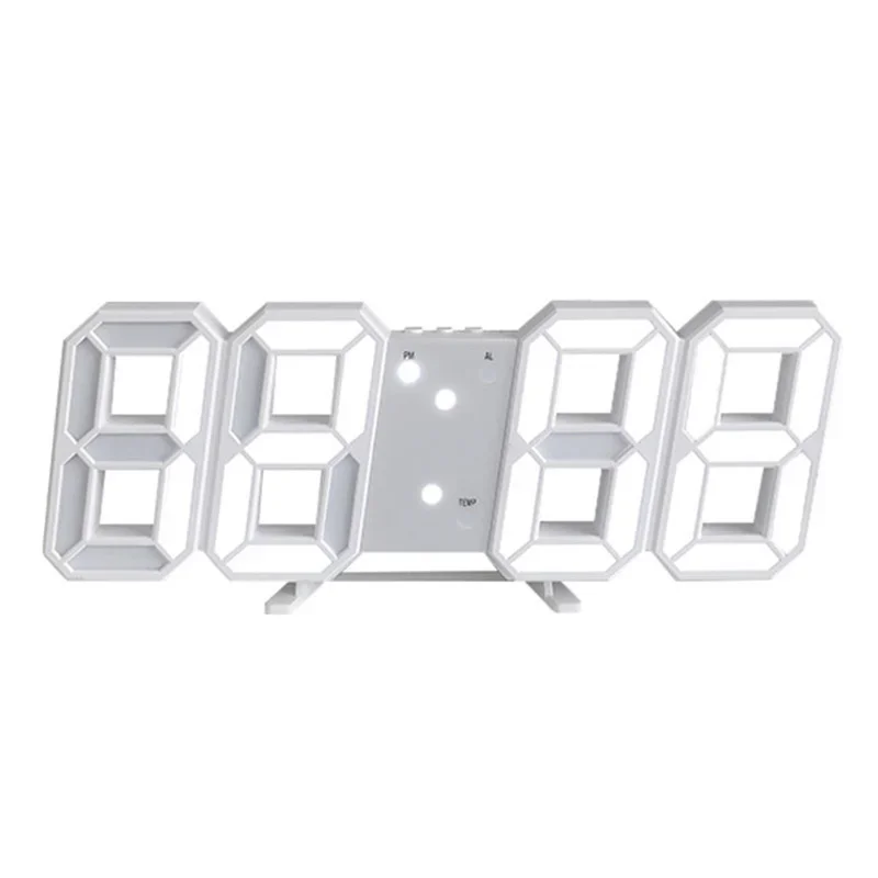 Decoration for Bedroom 3D Digi - Lighting Home Decor Wall Clocks ulasan dan harga