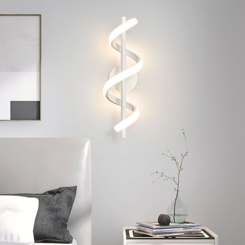 Minimalist LED Wall Lamp Nordi - Lighting Metal Wall Decor ulasan dan harga
