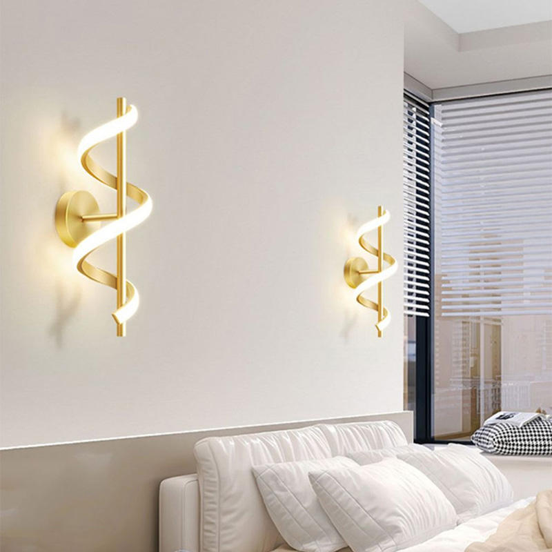 Minimalist LED Wall Lamp Nordi - Lighting Metal Wall Decor ulasan dan harga
