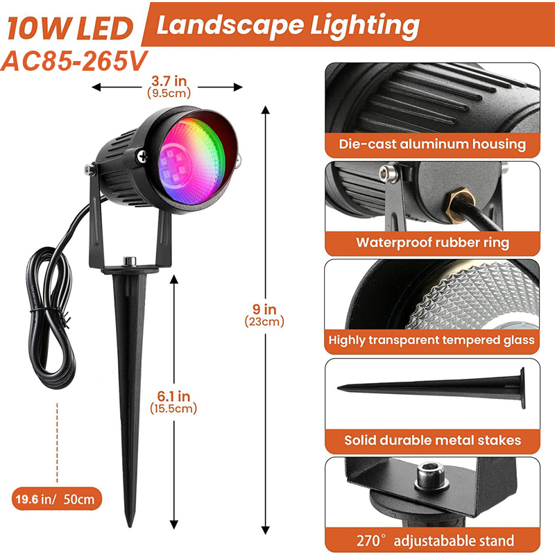 RGBW Color Changing Landscape  - Colour Changing Bulb ulasan dan harga