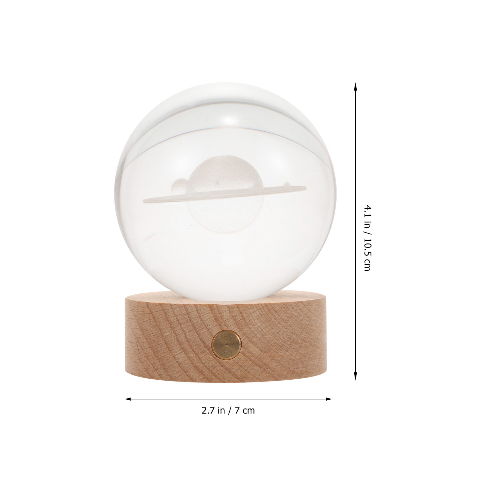 3D Engraved Crystal Ball Night - Lighting Home Decor Ideas ulasan dan harga