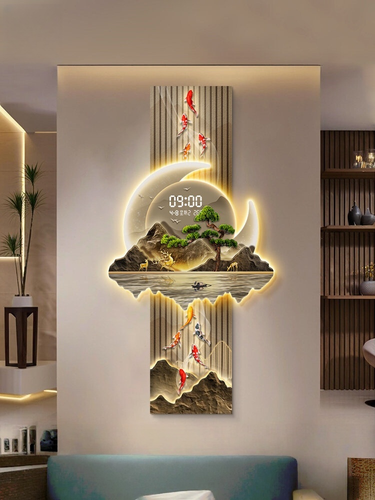 Design Luxury Wall Clocks Livi - Lighting Home Decor Wall Clocks ulasan dan harga