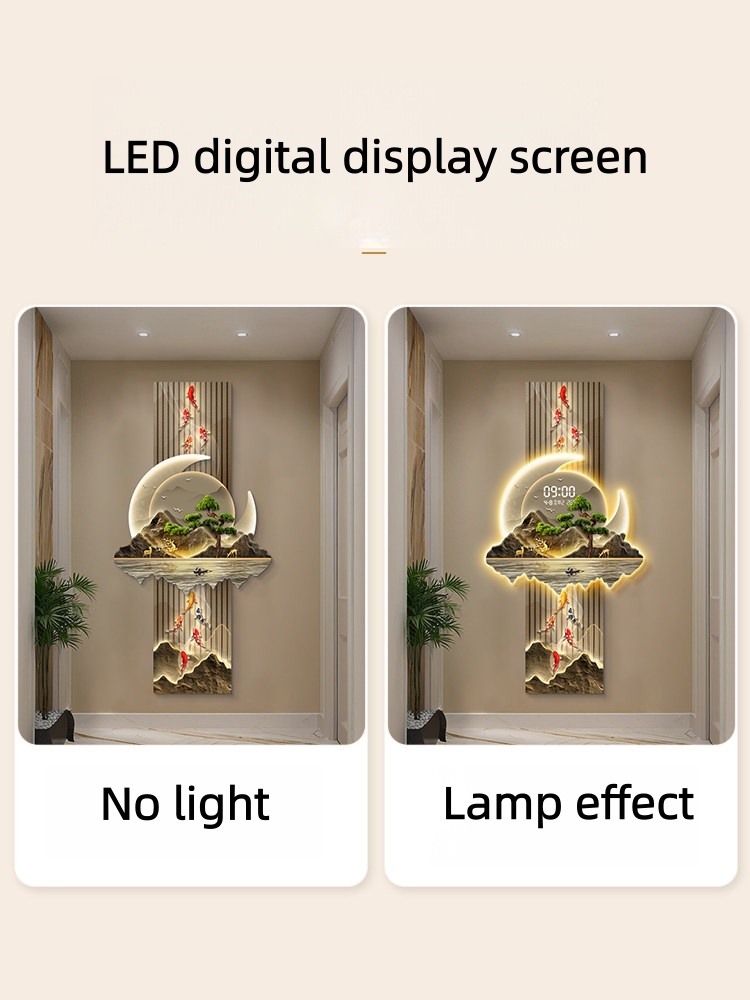 Design Luxury Wall Clocks Livi - Lighting Home Decor Wall Clocks ulasan dan harga