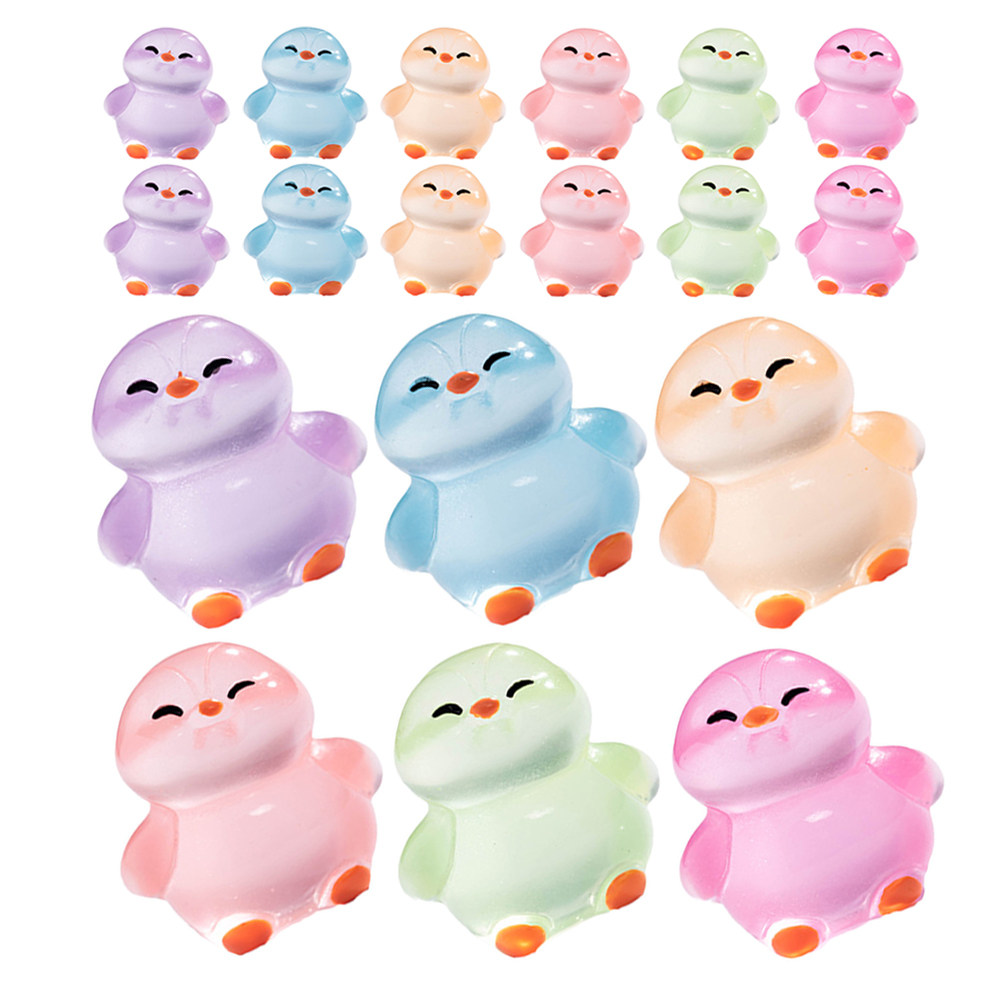 18Pcs Glowing Resin Penguins:  - Lighting Home Decor Ideas ulasan dan harga