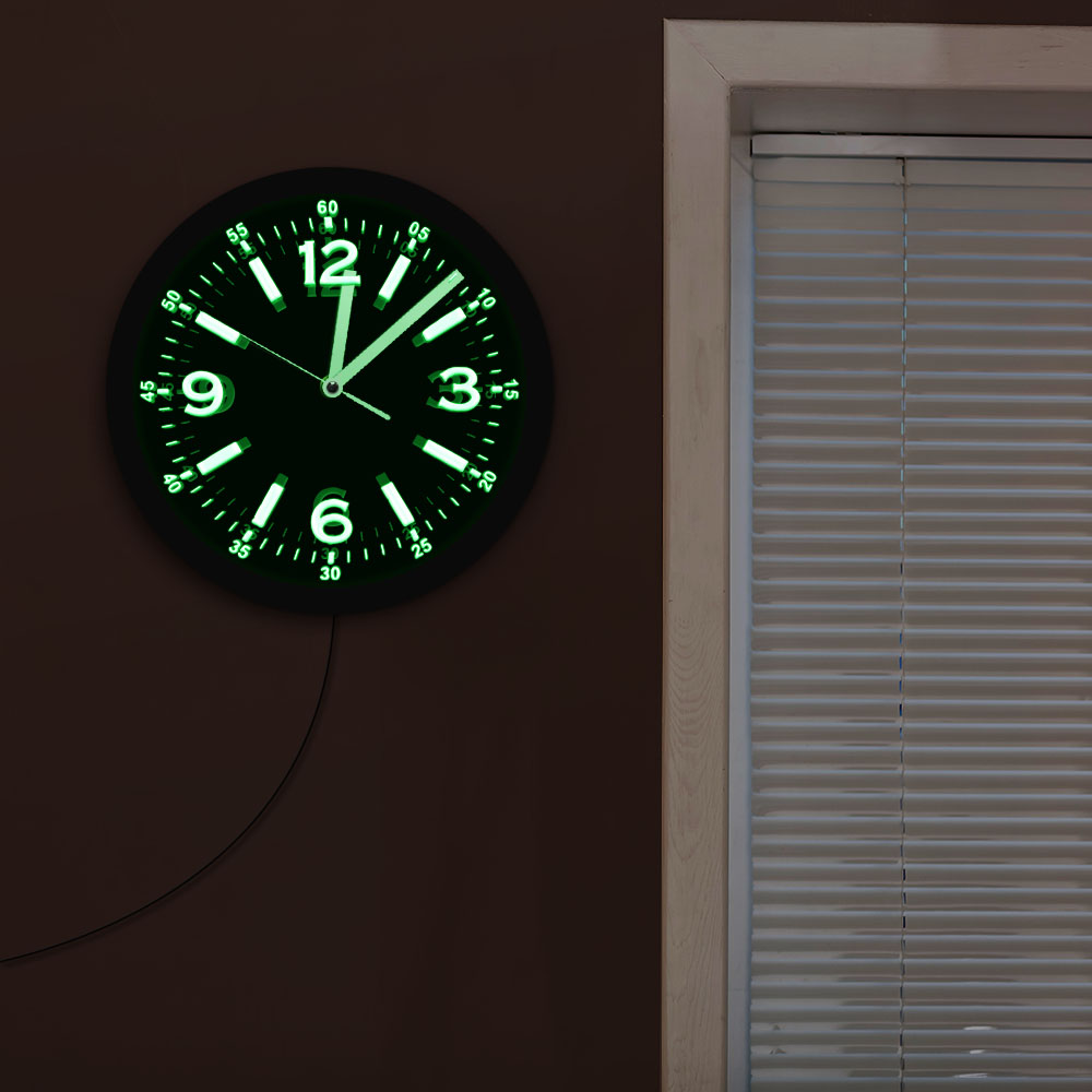 Modern Design LED Neon Light W - Lighting Home Decor Wall Clocks ulasan dan harga