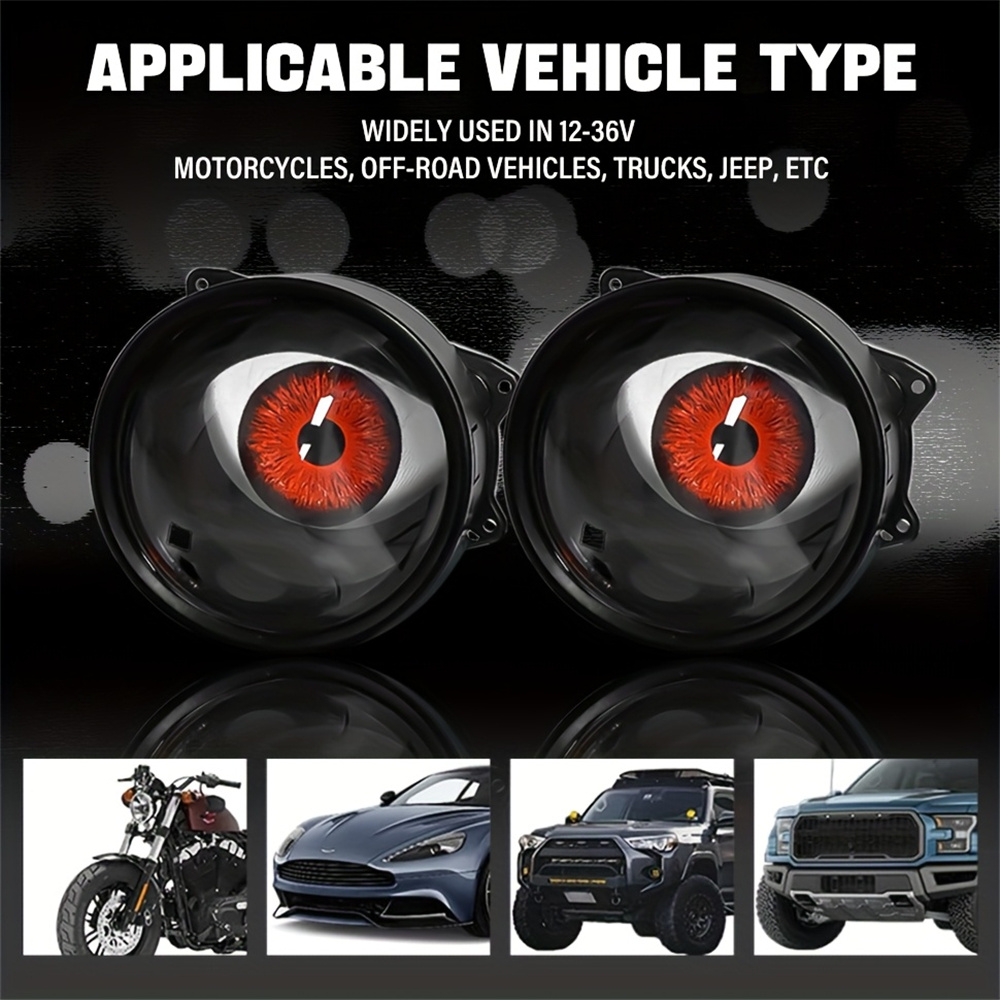  6-Mode Led Dynamic Devil Eye - Lighting Decor ulasan dan harga