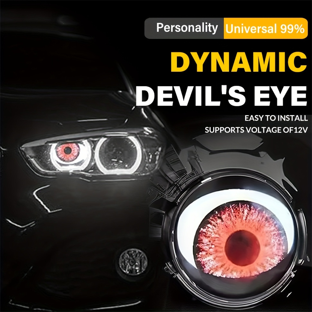  6-Mode Led Dynamic Devil Eye - Lighting Decor ulasan dan harga
