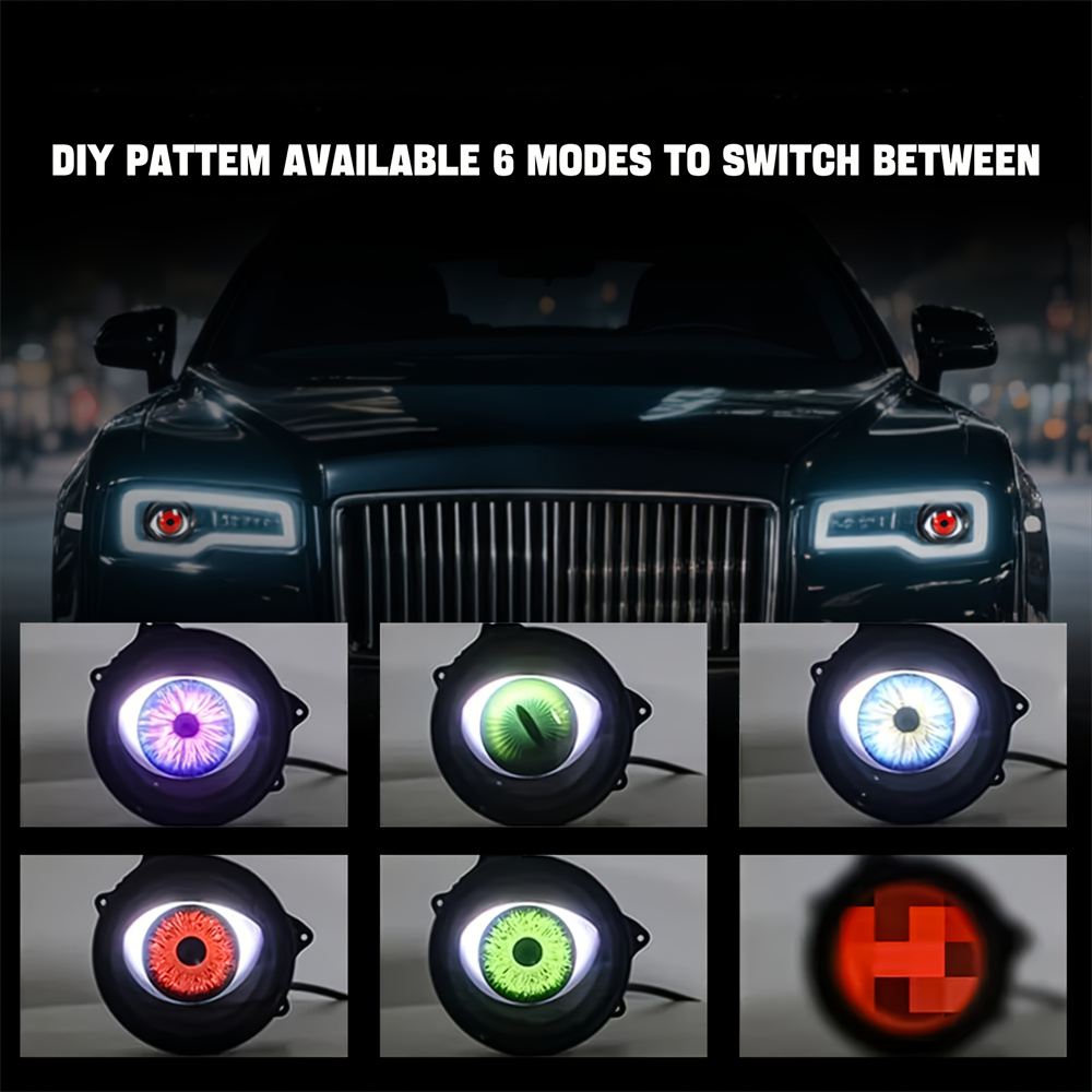  6-Mode Led Dynamic Devil Eye - Lighting Decor ulasan dan harga