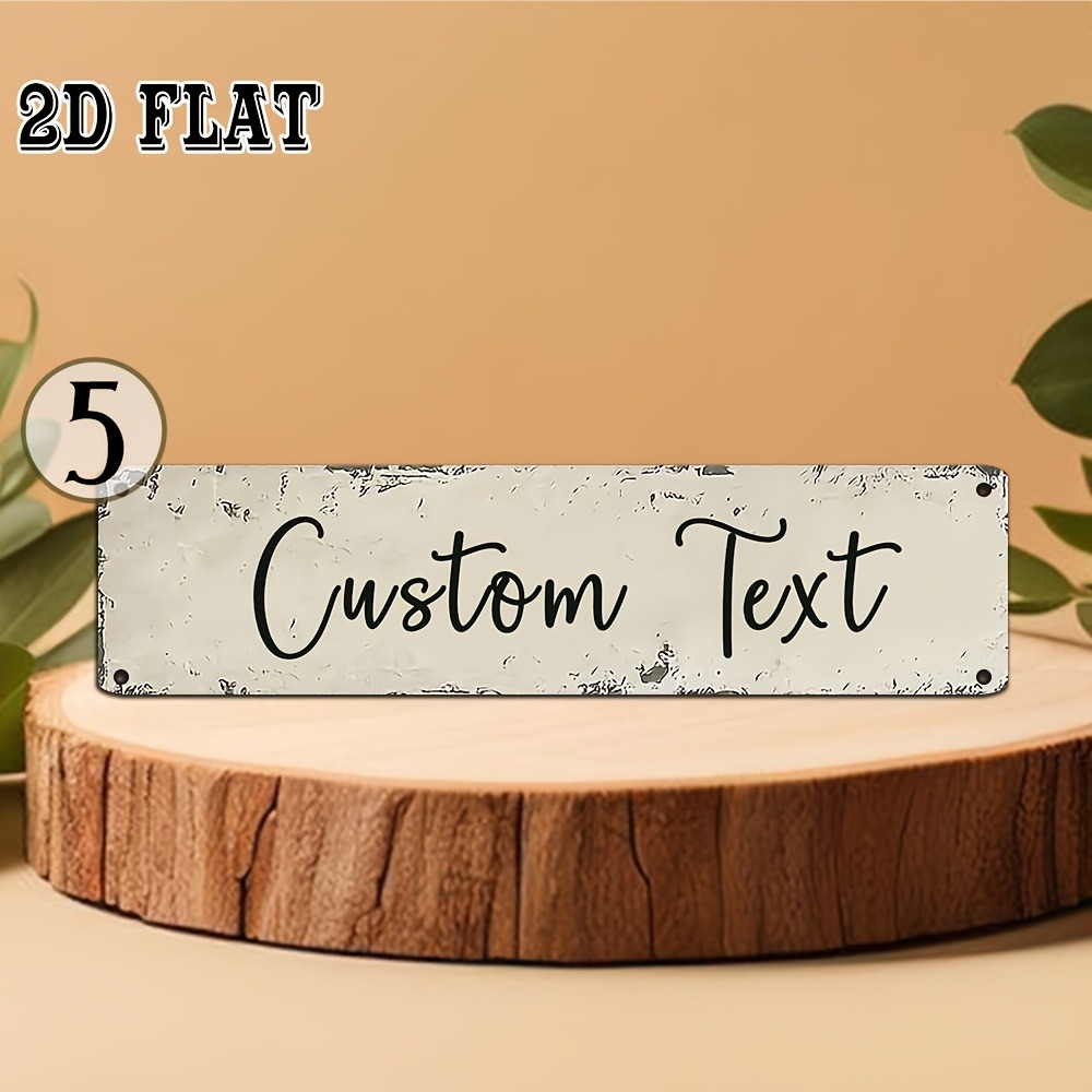 [2D Flat] Personalized Retro M - Lighting Metal Wall Decor ulasan dan harga