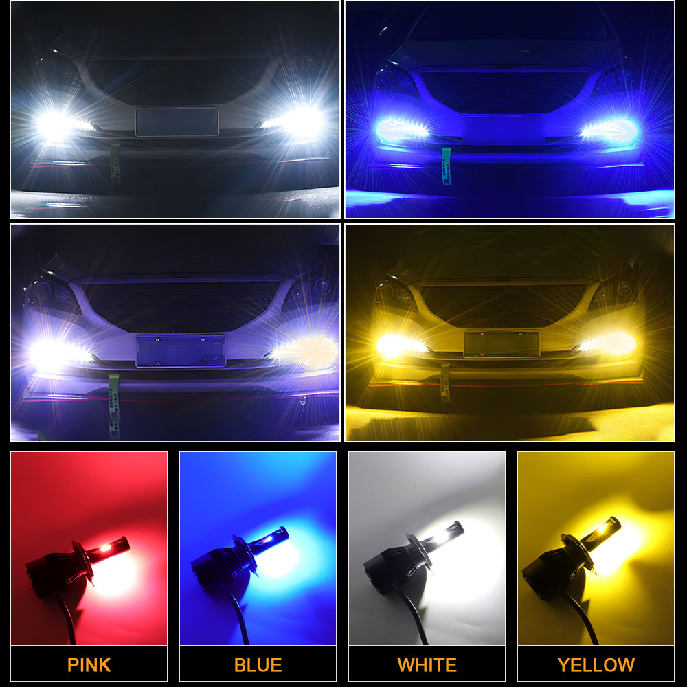 Flash Automobiles Lamp 4 Color - Colour Changing Bulb ulasan dan harga