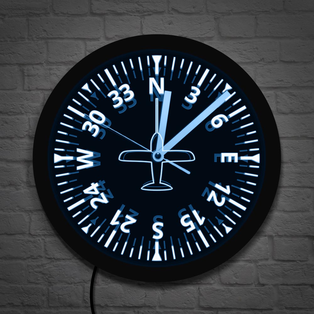 Aircraft Gauges Cockpit Instru - Lighting Home Decor Wall Clocks ulasan dan harga
