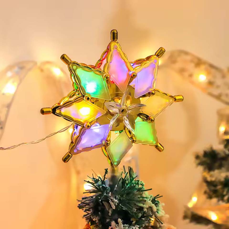 Lighted Star Trees Topper Chri - Pendant Lighting Christmas Decor ulasan dan harga