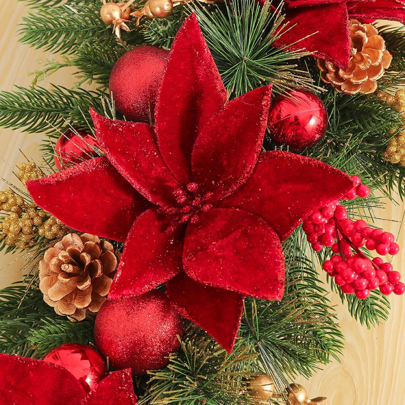 60CM Christmas Wreath Pendant  - Pendant Lighting Christmas Decor ulasan dan harga