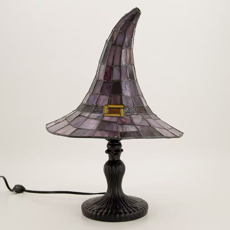 Stained Witch Hat Table Lamp H - Lighting Home Decor Items ulasan dan harga