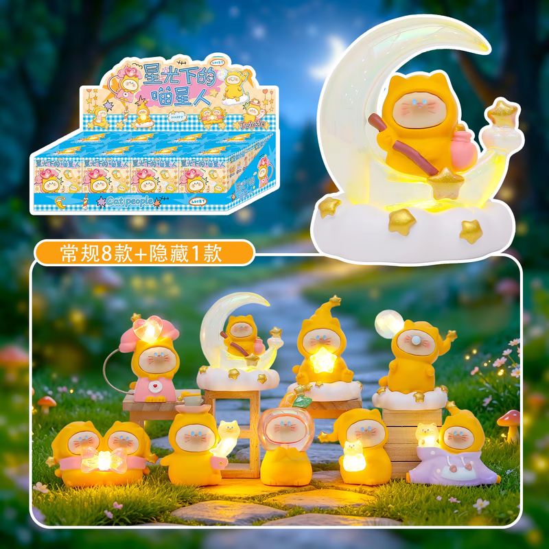 Hot Cat People Blind Box Starl - Lighting Home Decor Items ulasan dan harga