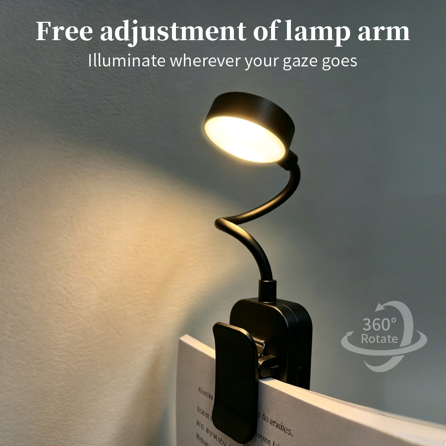 LED Desk Lamp Rechargeable Cli - Colour Changing Bulb ulasan dan harga