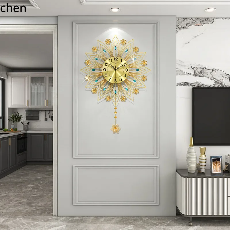 TQH-i7.7 European-style light  - Lighting Home Decor Wall Clocks ulasan dan harga