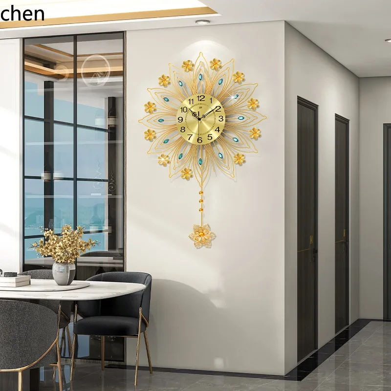 TQH-i7.7 European-style light  - Lighting Home Decor Wall Clocks ulasan dan harga