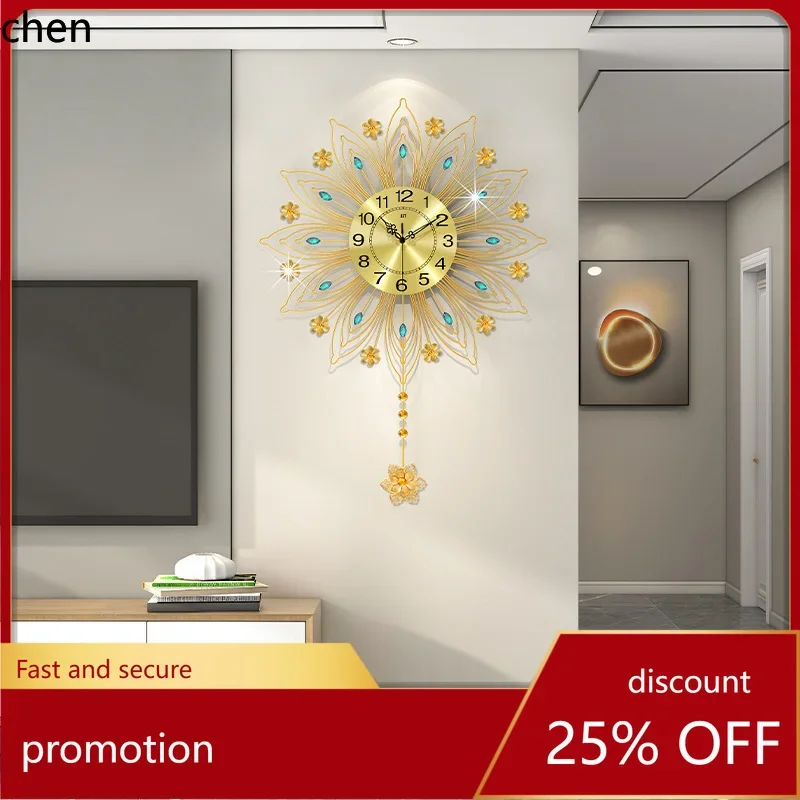 TQH-i7.7 European-style light  - Lighting Home Decor Wall Clocks ulasan dan harga