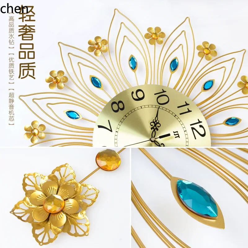 TQH-i7.7 European-style light  - Lighting Home Decor Wall Clocks ulasan dan harga