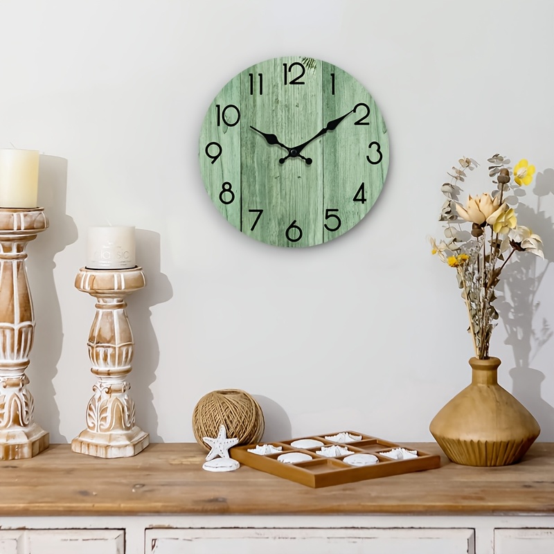 A Round Wall Clock with Light  - Lighting Home Decor Wall Clocks ulasan dan harga