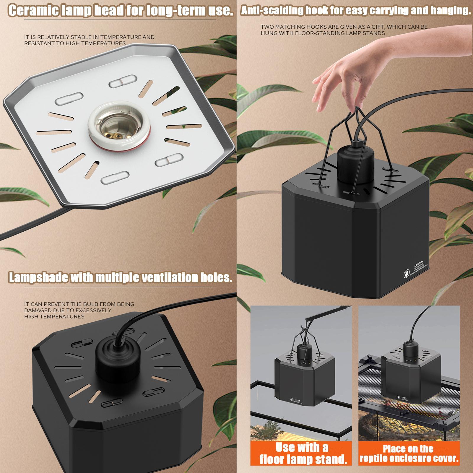 Heat Lamp Shade For Reptiles T - Gecko Lighting & Decor ulasan dan harga