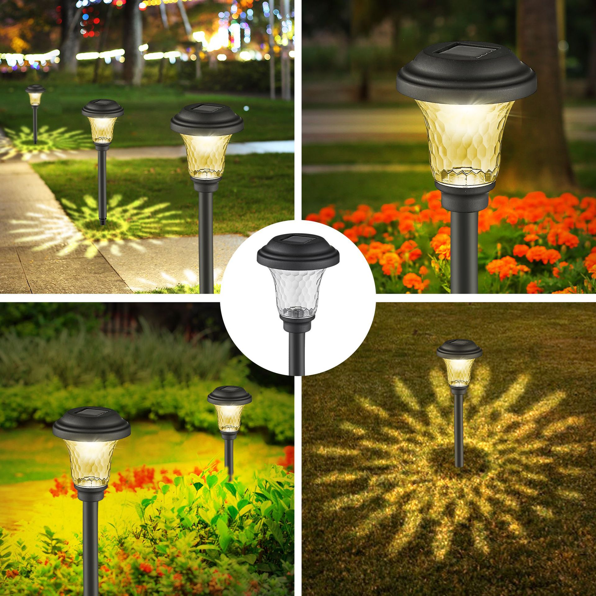 Solar Pathway Lights Outdoor S - Colour Changing Bulb ulasan dan harga