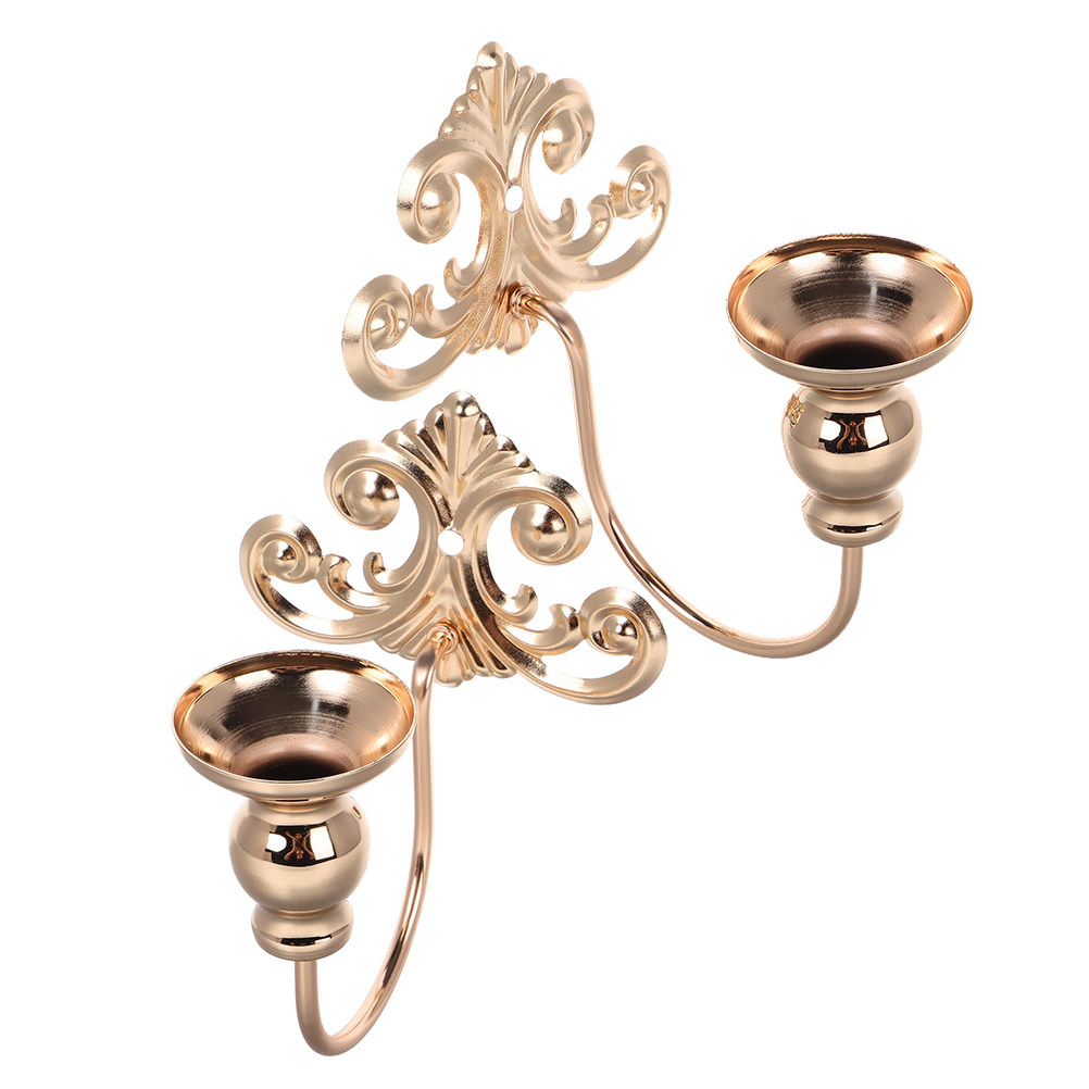 2Pcs Metal Wall Mounted Holder - Lighting Metal Wall Decor ulasan dan harga