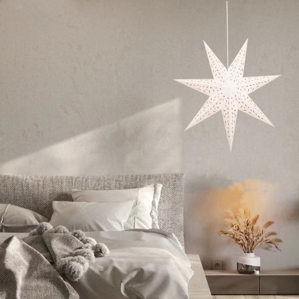 New Year Decor Hollow Out Star - Pendant Lighting Christmas Decor ulasan dan harga